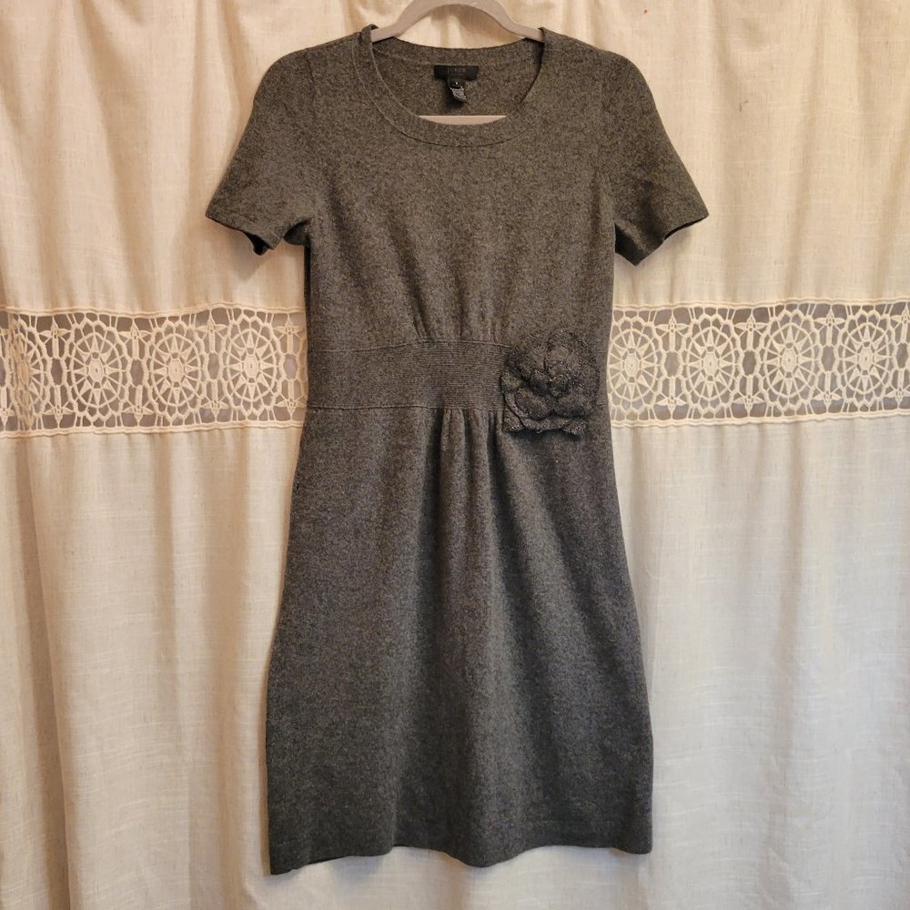 J.crew 100% Cashmere Gray Dress